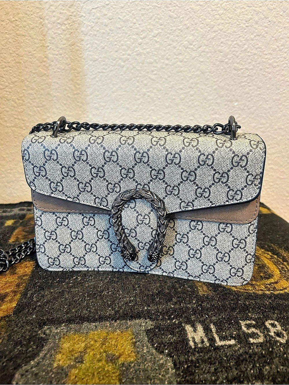 Gucci Dionysus GG Supreme Super Mini Shoulder Bag Beige & Brown